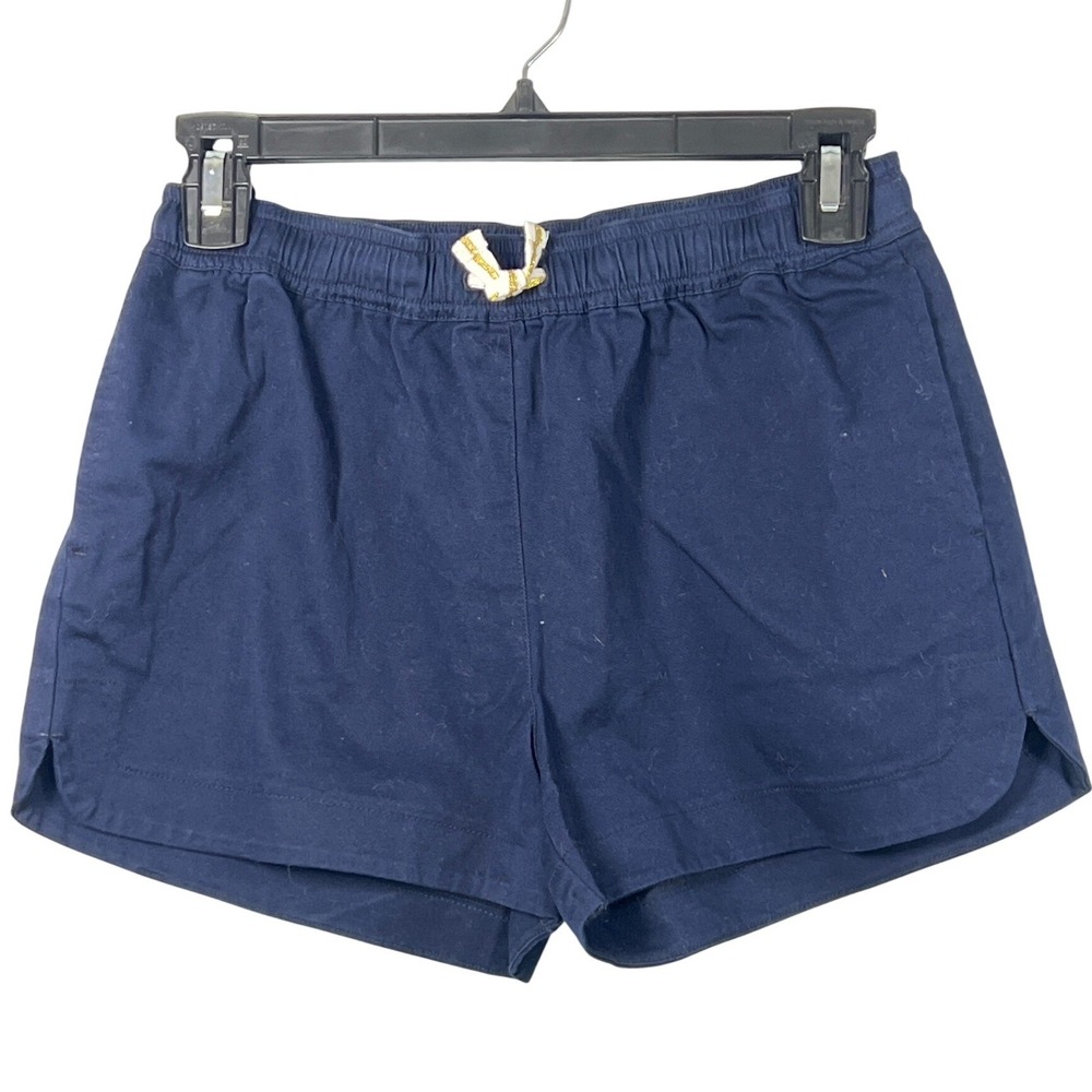 NWT Crewcuts Kids Navy Blue Elastic Waist Utility Shorts Preppy Girls 14 Beach